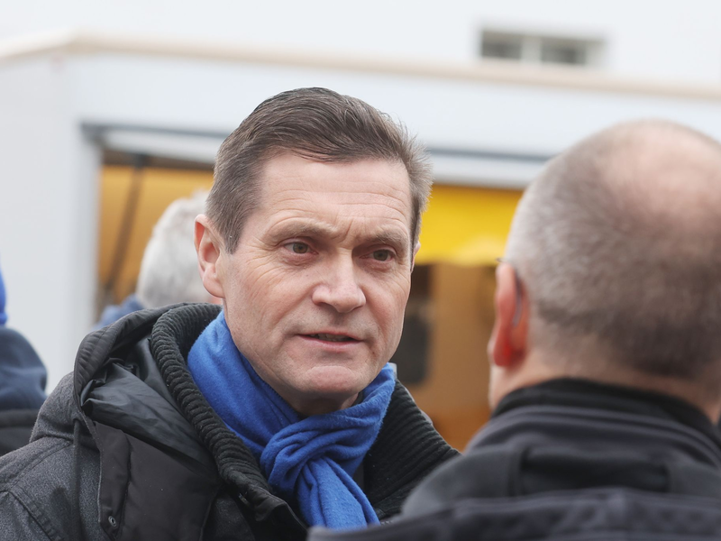 AfD-Politiker Uwe Thrum will Landrat im Saale-Orla-Kreis werden. - Foto: Bodo Schackow/dpa