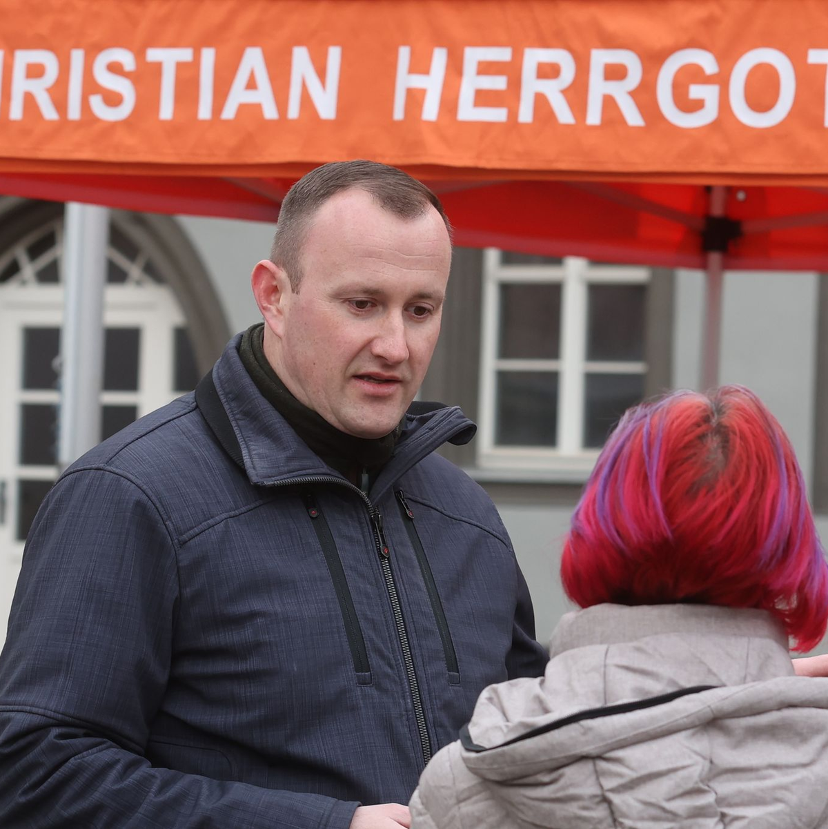 Christian Herrgott (CDU) tritt in der Stichwahl gegen Uwe Thrum an. - Foto: Bodo Schackow/dpa
