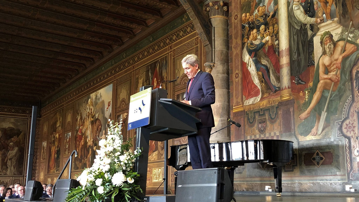 Der Präsident des Bundesverfassungsgerichtes, Stephan Harbarth, beim Verkehrsgerichtstag in Goslar. - Foto: Maurice Arndt/dpa