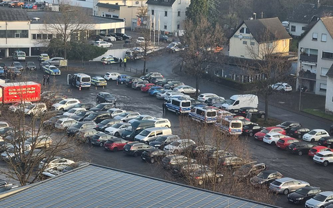 Polizeieinsatz in Montabaur am 25.01.2024 - Foto: über dts Nachrichtenagentur