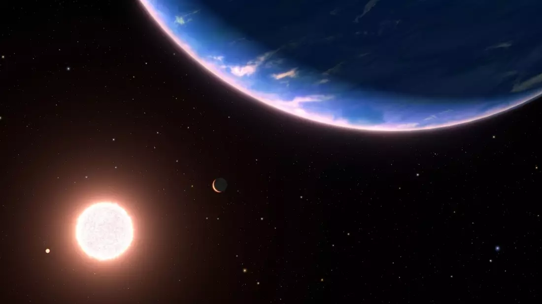 Künstlerische Darstellung des Exoplaneten GJ 9827d. - Bild: NASA, ESA, Leah Hustak (STScI), Ralf Crawford (STScI)/dpa
