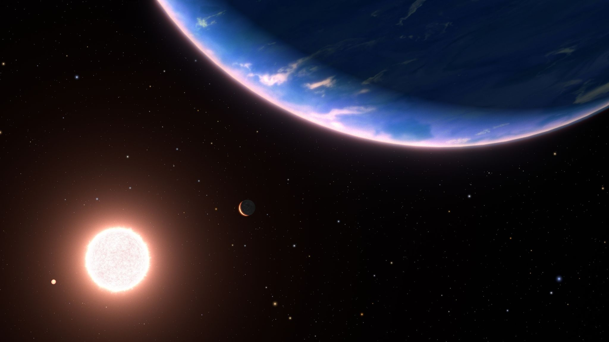 Künstlerische Darstellung des Exoplaneten GJ 9827d. - Foto: NASA, ESA, Leah Hustak (STScI), Ralf Crawford (STScI)/dpa