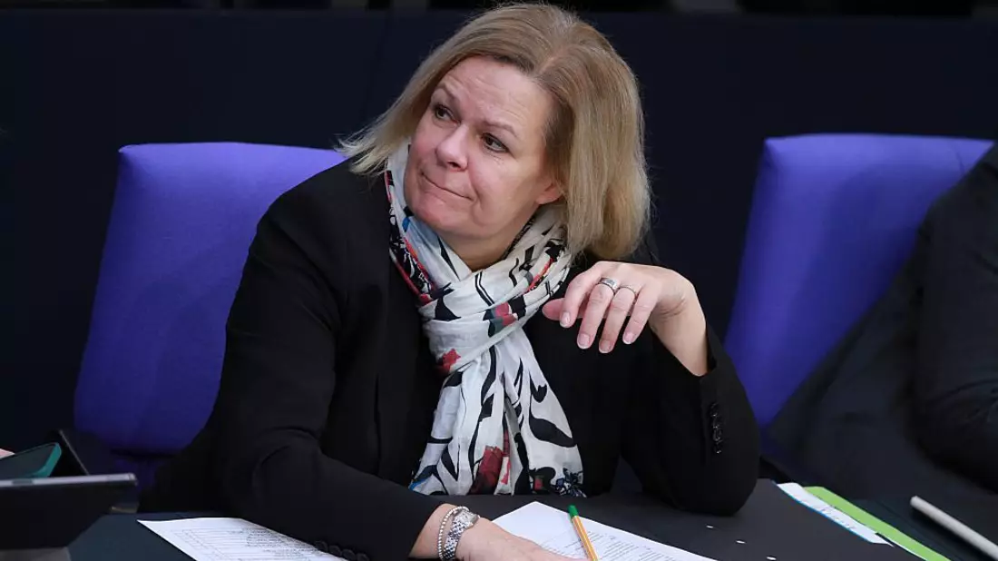Nancy Faeser (Archiv) - Bild: über dts Nachrichtenagentur