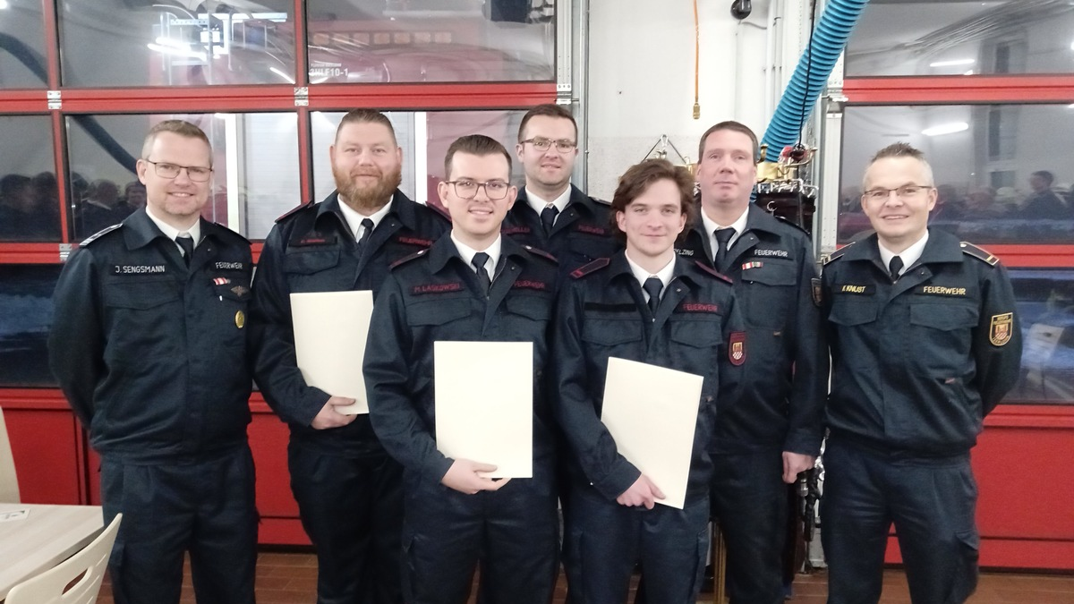 FW-MK: Anspruchsvolles Jahr für die Freiwillige Feuerwehr Jahresdienstbesprechung der Löschgruppe Bremke - Foto: presseportal.de