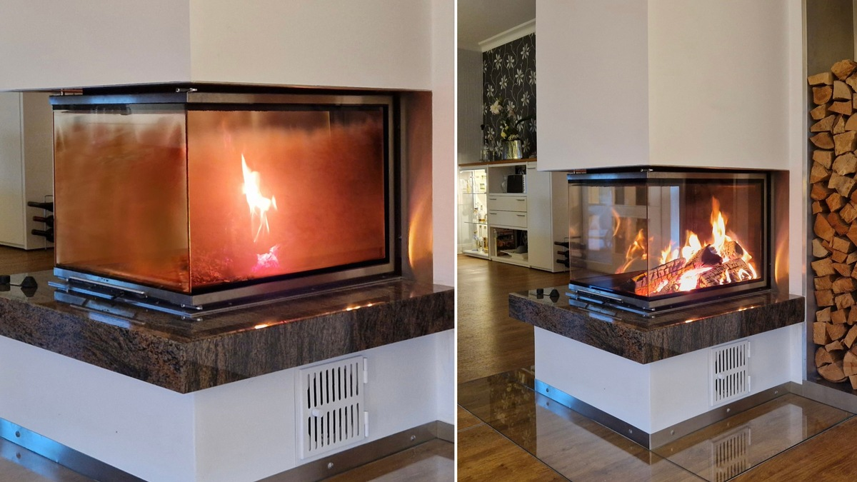 Kaminscheibe reinigen: Das Image von Kamin und Ofen ist beschädigt! - FEUERGLASKLAR ändert genau das und schafft durch neue saubere Methode zur Kaminofenreinigung mehr Akzeptanz - Foto: presseportal.de