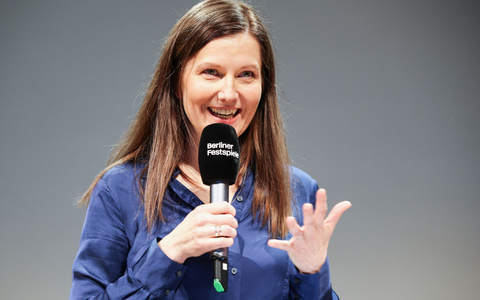 Nora Hertlein-Hull, die Leiterin des Theatertreffens der Berliner Festspiele. - Foto: Hannes P. Albert/dpa