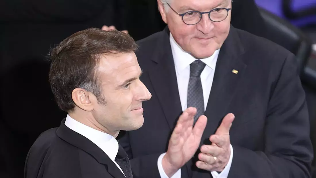 Emmanuel Macron und Frank-Walter Steinmeier am 22.01.2024 - Bild: über dts Nachrichtenagentur