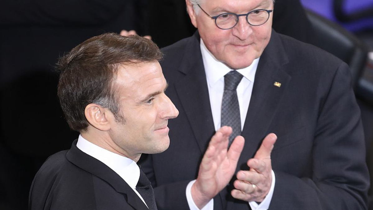 Emmanuel Macron und Frank-Walter Steinmeier am 22.01.2024 - Foto: über dts Nachrichtenagentur