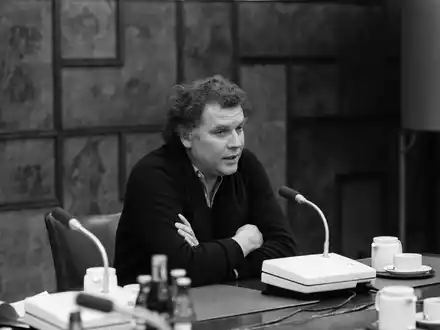 Frank-Patrick Steckel im Jahr 1984 vor seinem Antritt als Intendant des Schauspielhauses Bochum. - Foto: --/Stadt Bochum, Presseamt/dpa