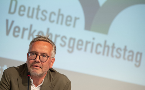 Ansgar Staudinger, der Präsident des Deutschen Verkehrsgerichtstages, in Goslar. - Foto: Swen Pförtner/dpa