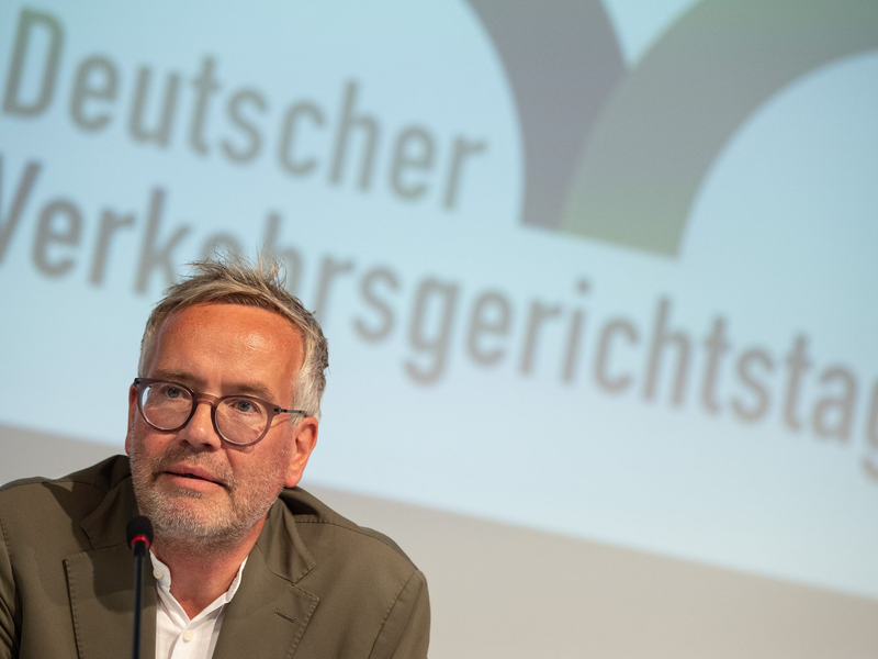 Ansgar Staudinger, der Präsident des Deutschen Verkehrsgerichtstages, in Goslar. - Foto: Swen Pförtner/dpa