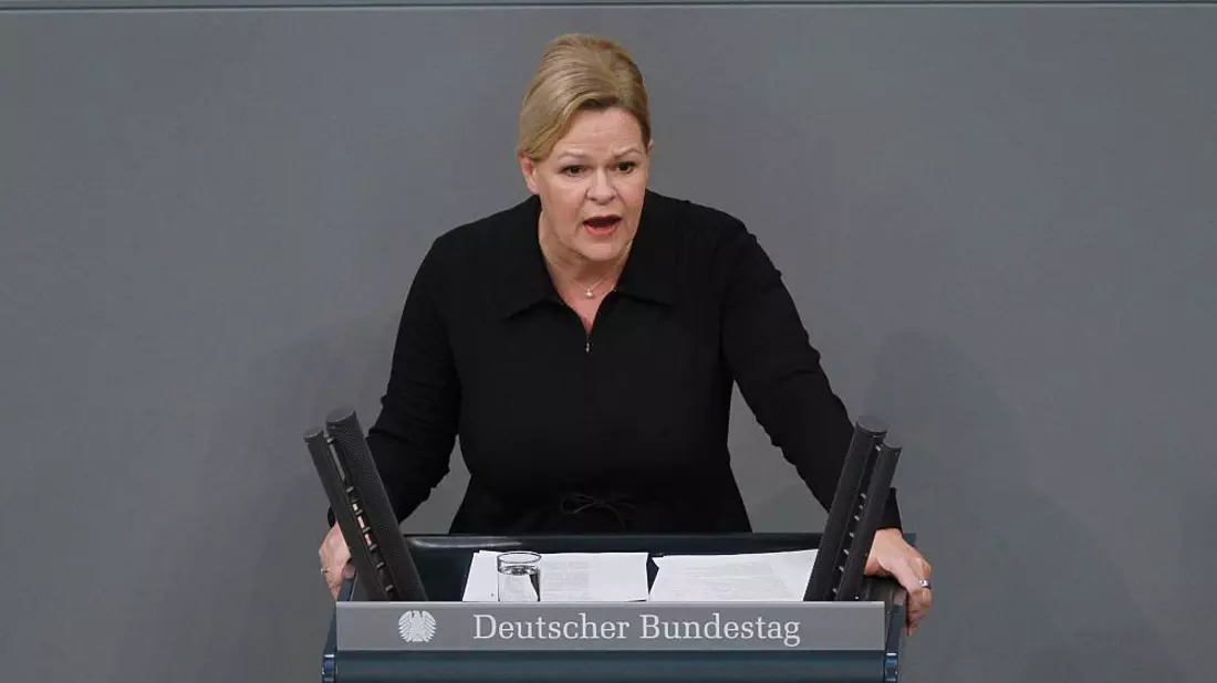 Nancy Faeser (Archiv) - Bild: über dts Nachrichtenagentur