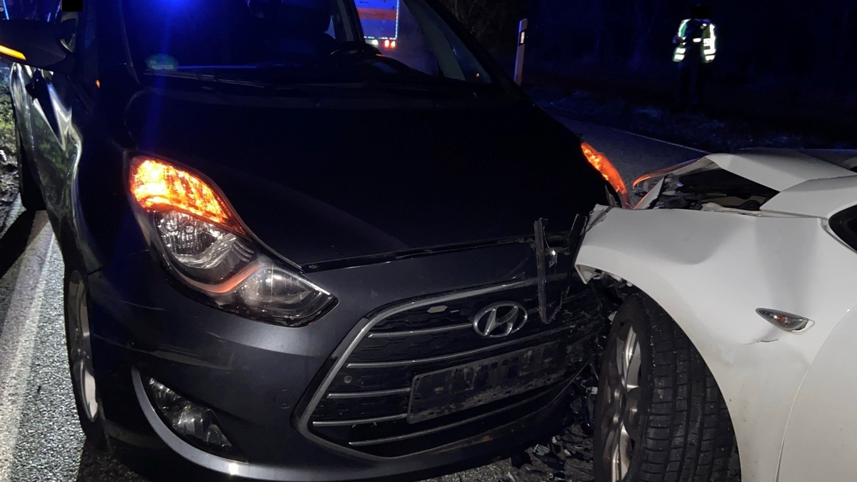 POL-PDNW: Hettenleidelheim - Frontalzusammenstoß auf der B 47, glücklicherweise niemand verletzt - Foto: presseportal.de