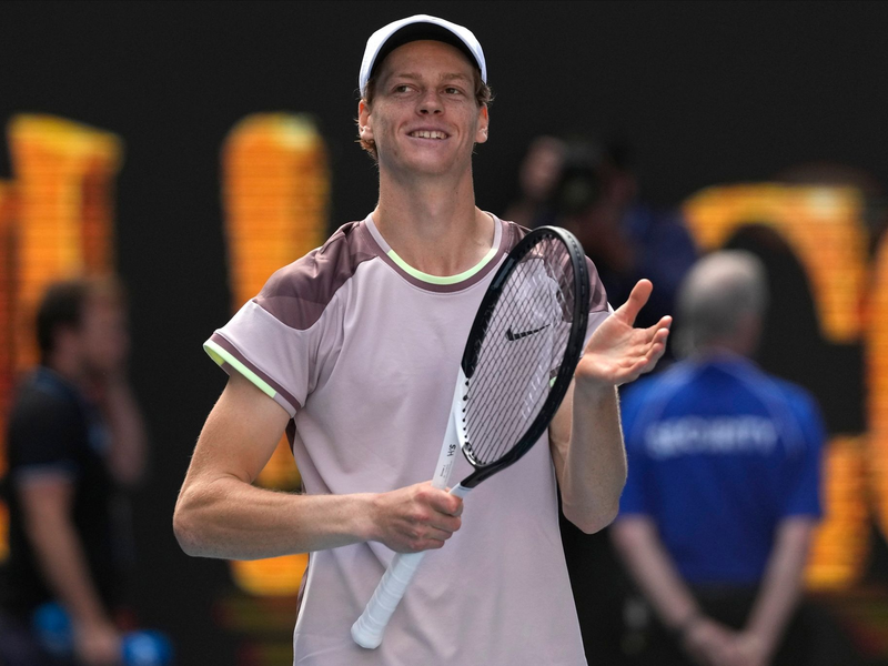 Für den Italiener Jannik Sinner ist es in Australien das erste Grand-Slam-Finale seiner Karriere. - Foto: Alessandra Tarantino/AP