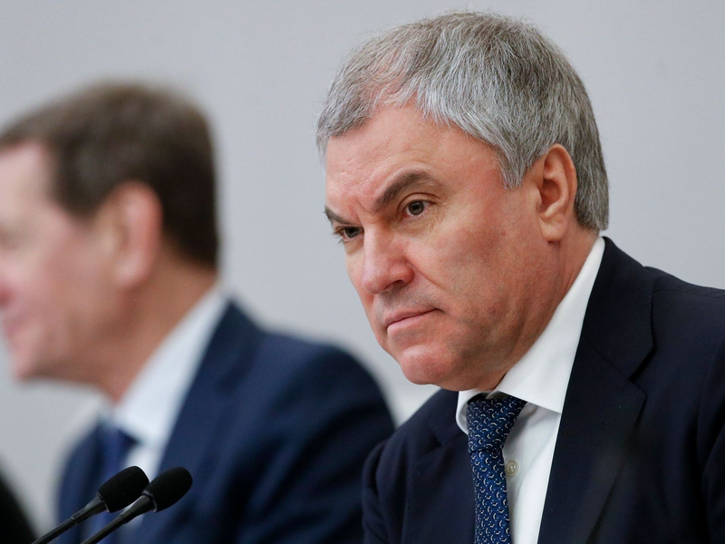 Initiativen von Duma-Chef Wjatscheslaw Wolodin werden in der Regel durchgewunken. - Foto: -/The State Duma, The Federal Assembly of The Russian Federation/AP/dpa