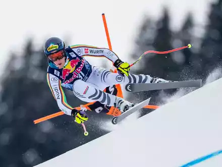 Skirennfahrer Simon Jocher kam in Garmisch-Partenkirchen auf Platz 17. - Foto: Georg Hochmuth/APA/dpa