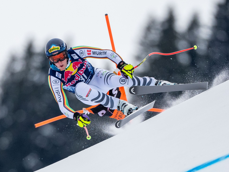 Skirennfahrer Simon Jocher kam in Garmisch-Partenkirchen auf Platz 17. - Foto: Georg Hochmuth/APA/dpa