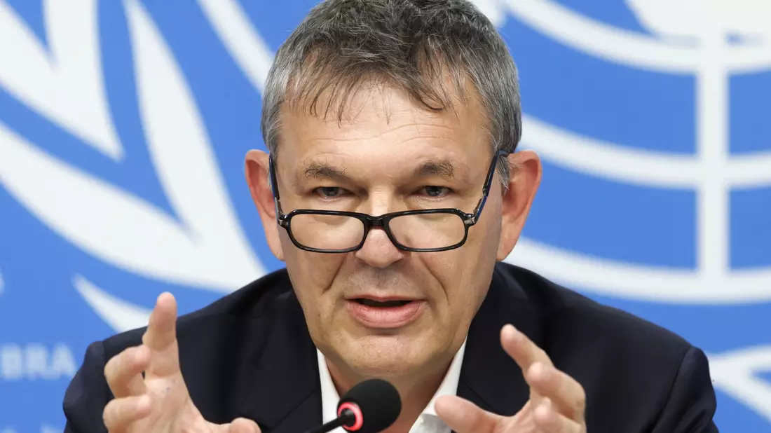 «Unser humanitärer Einsatz, von dem zwei Millionen Menschen als Rettungsanker in Gaza abhängen, kollabiert», sagt UNRWA-Chef Philippe Lazzarini. - Bild: Salvatore Di Nolfi/KEYSTONE/dpa