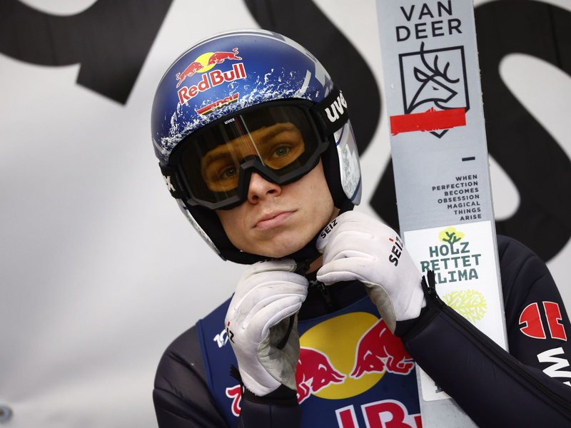 Will mit dem Team aufs Podium: Skispringer Andreas Wellinger. - Foto: Erwin Scheriau/APA/dpa
