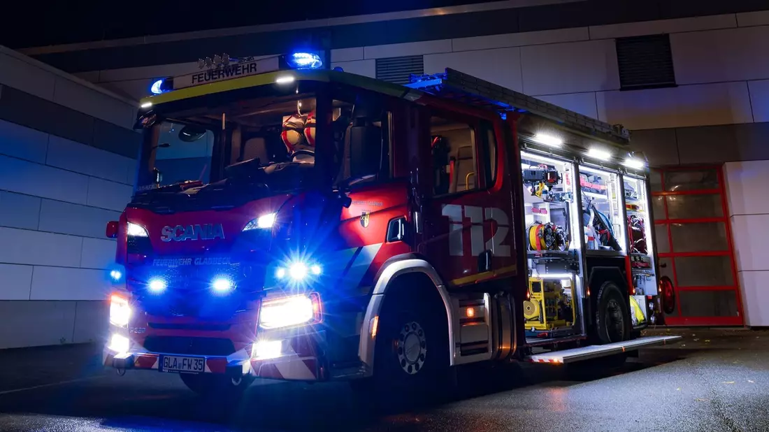 FW-GLA: Viele Brände in der Innenstadt heute Nacht - Bild: presseportal.de