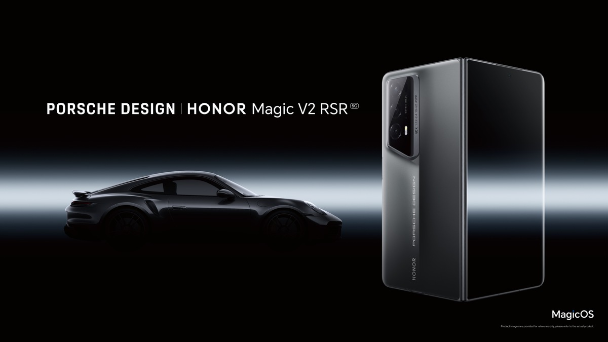 HONOR verkündet Markteinführung der Premium-Foldables HONOR Magic V2 und PORSCHE DESIGN / HONOR Magic V2 RSR - Foto: presseportal.de
