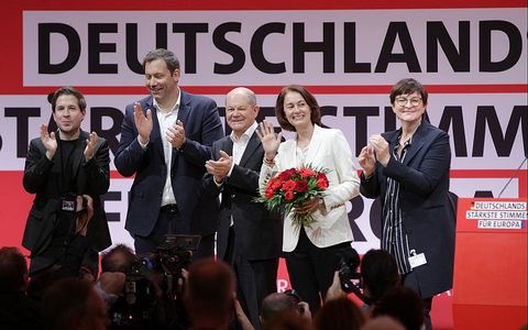 Katarina Barley nach Wahl als SPD-Spitzenkandidatin für Europawahl am 28.01.2024 - Foto: über dts Nachrichtenagentur Katarina Barley nach Wahl als SPD-Spitzenkandidatin für Europawahl am 28.01.2024 - Foto: über dts Nachrichtenagentur