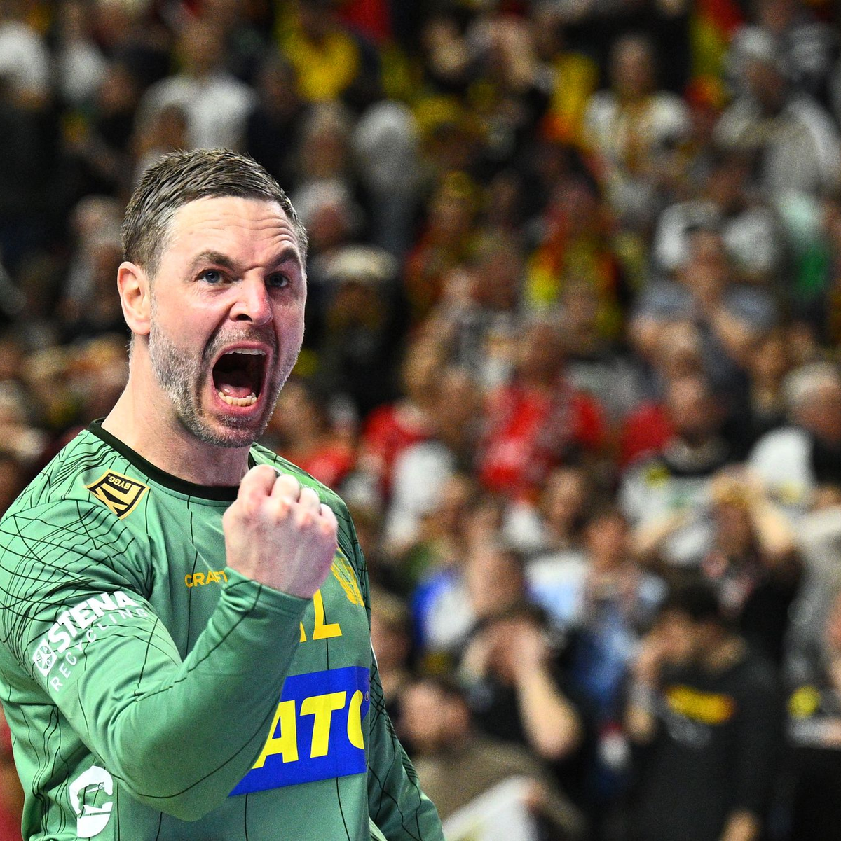 Zeigte eine überragende Leistung im schwedischen Tor: Andreas Palicka. - Foto: Tom Weller/dpa