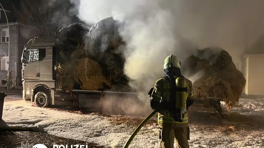 POL-WAF: Warendorf-Freckenhorst. Brand eines Lkw. Ergänzung zur Pressemitteilung vom 29.01.2024 - Bild: presseportal.de