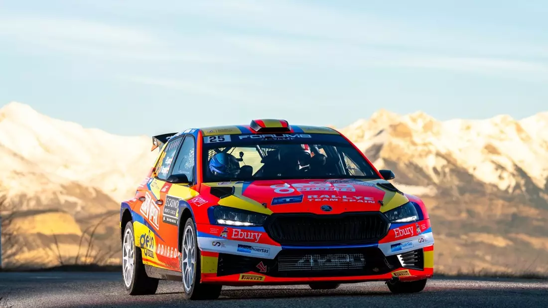 Rallye Monte Carlo: Beim ersten Einsatz mit Škoda liefert Pepe López packenden Kampf um den WRC2-Sieg - Bild: presseportal.de