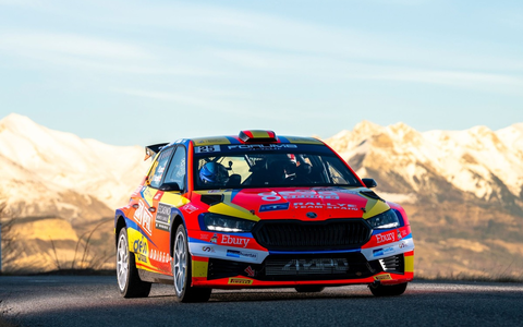 Rallye Monte Carlo: Beim ersten Einsatz mit Škoda liefert Pepe López packenden Kampf um den WRC2-Sieg - Foto: presseportal.de