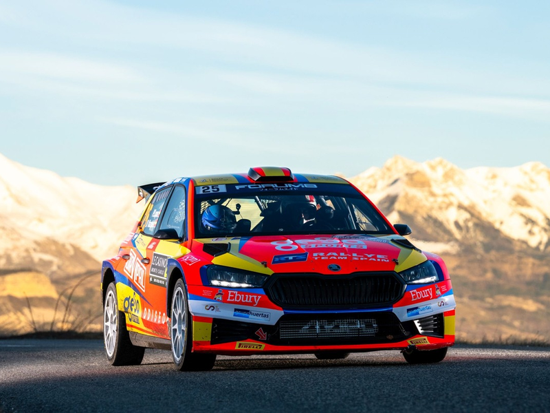 Rallye Monte Carlo: Beim ersten Einsatz mit Škoda liefert Pepe López packenden Kampf um den WRC2-Sieg - Foto: presseportal.de