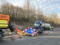POL-LWL: Verkehrsunfall mit Fahrzeuggespann der Autobahnmeisterei - Foto: presseportal.de