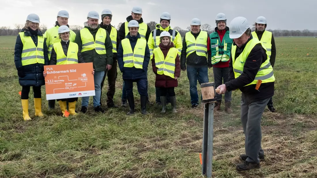 PV-Anlage Schönermark Süd: Baubeginn des ersten Projekts in Deutschland für Chint Solar - Bild: presseportal.de