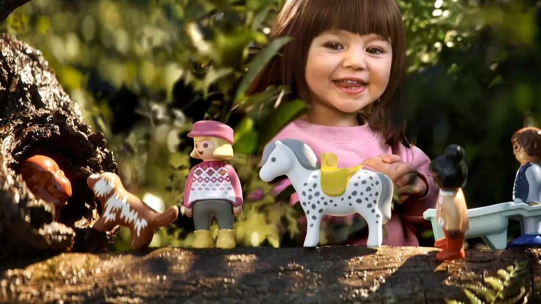 Playmobil weltweit erster großer Spielwarenhersteller mit pflanzenbasiertem Kunststoff im kompletten Kleinkindportfolio - Bild: presseportal.de