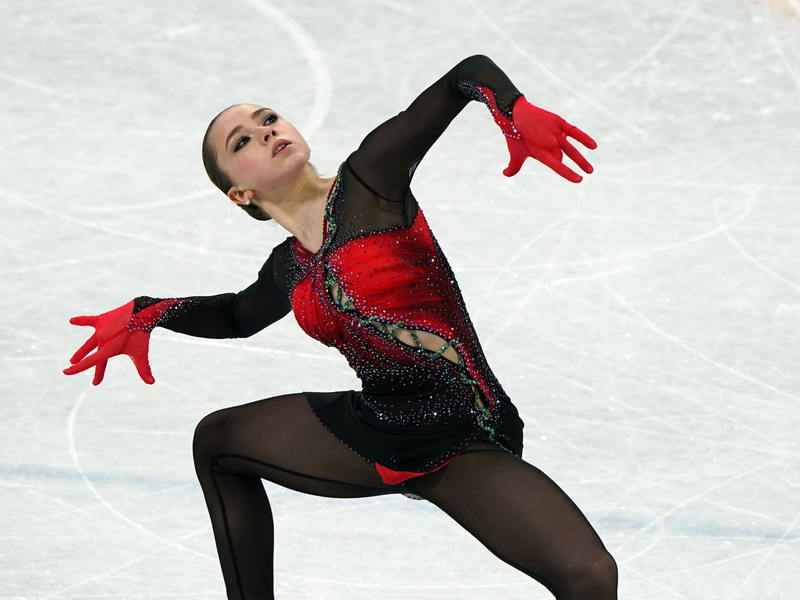 Knapp zwei Jahre nach dem Olympia-Skandal um Kamila Walijewa ist die russische Eiskunstläuferin vom Internationalen Sportgerichtshof Cas nachträglich für vier Jahre gesperrt worden. - Foto: Andrew Milligan/PA Wire/dpa