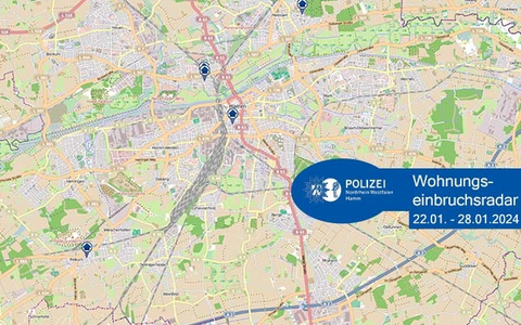 POL-HAM: Wohnungseinbruchsradar Hamm für die Woche vom 22. Januar bis 28. Januar - Foto: presseportal.de