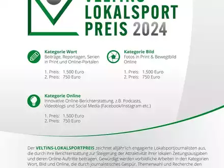 Veltins-Lokalsportpreis sucht herausragende Beiträge - Foto: presseportal.de
