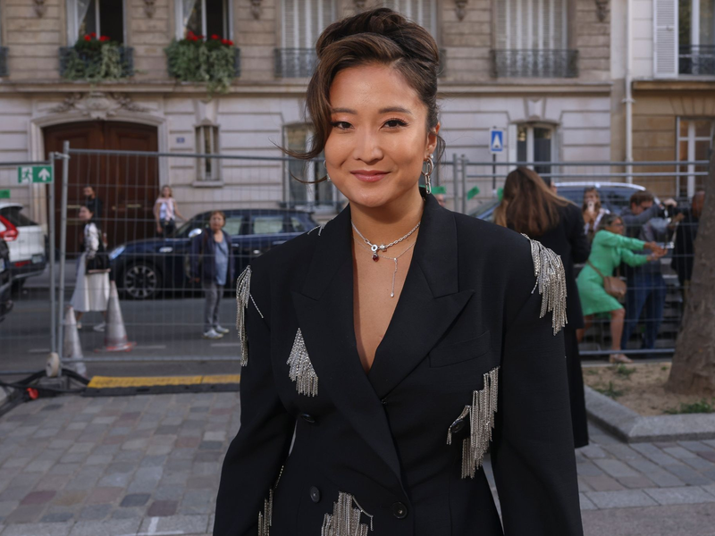 Schauspielerin Ashley Park ist nach einer Erkrankung auf dem Weg der Besserung. - Foto: Vianney Le Caer/Invision/AP/dpa