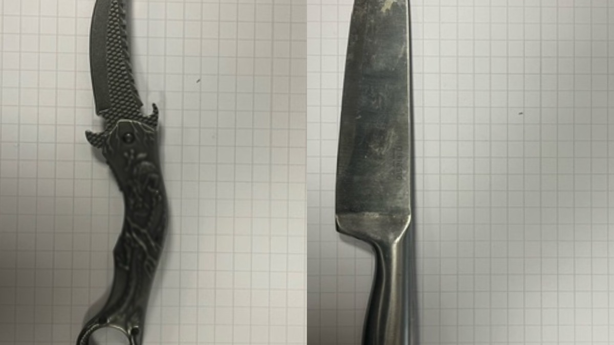 BPOL NRW: Bundespolizei stellt 35-Jährigen mit Messern - Foto: presseportal.de