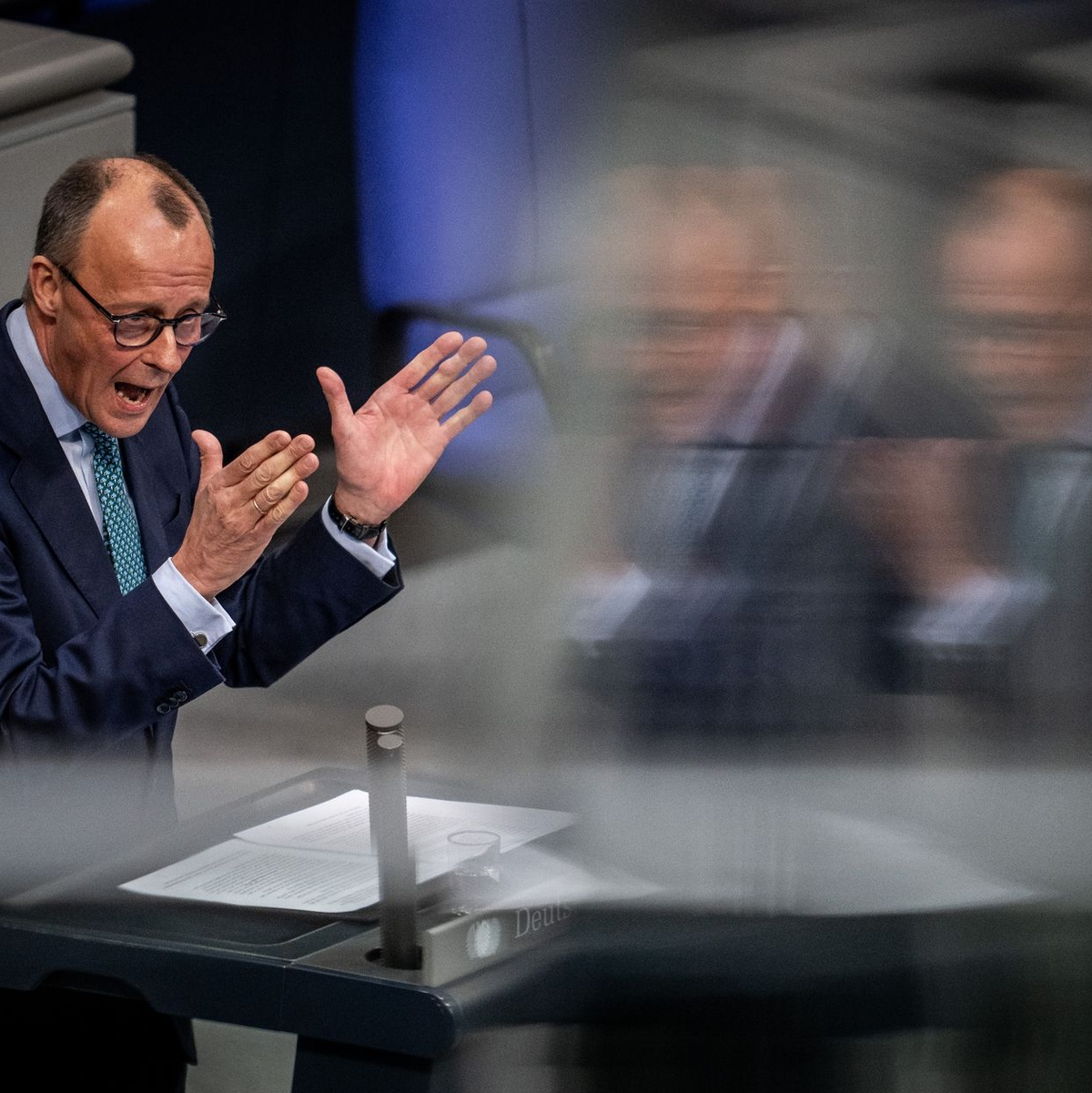 CDU-Chef Friedrich Merz ist an einer Zusammenarbeit mit der Ampel-Koalition nicht interessiert. - Foto: Michael Kappeler/dpa