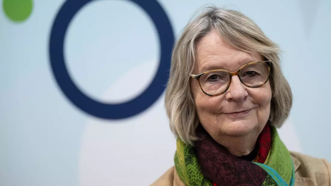 Kirsten Boie nach einer Lesung auf der Leipziger Buchmesse. - Bild: Hendrik Schmidt/dpa