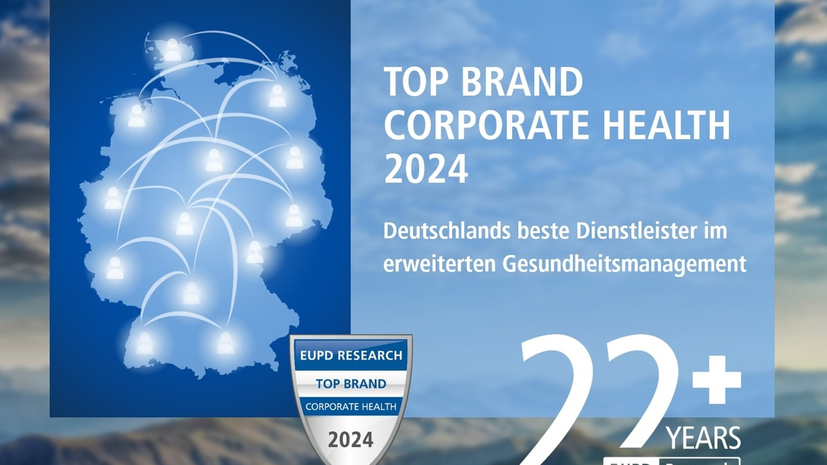 Top Brand Corporate Health 2024: Deutschlands beste Dienstleister für gesunde Unternehmen - Foto: presseportal.de