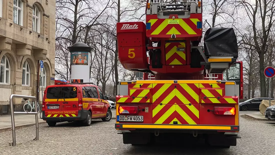 FW Dresden: Informationen zum Einsatzgeschehen von Feuerwehr und Rettungsdienst der Landeshauptstadt Dresden vom 31. Januar 2024 - Bild: presseportal.de