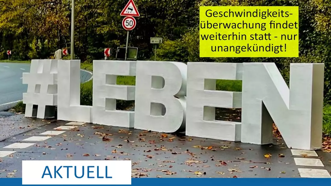 POL-ME: Die Polizei kündigt keine Geschwindigkeitskontrollen mehr an - Kreis Mettmann - 2402001 - Bild: presseportal.de
