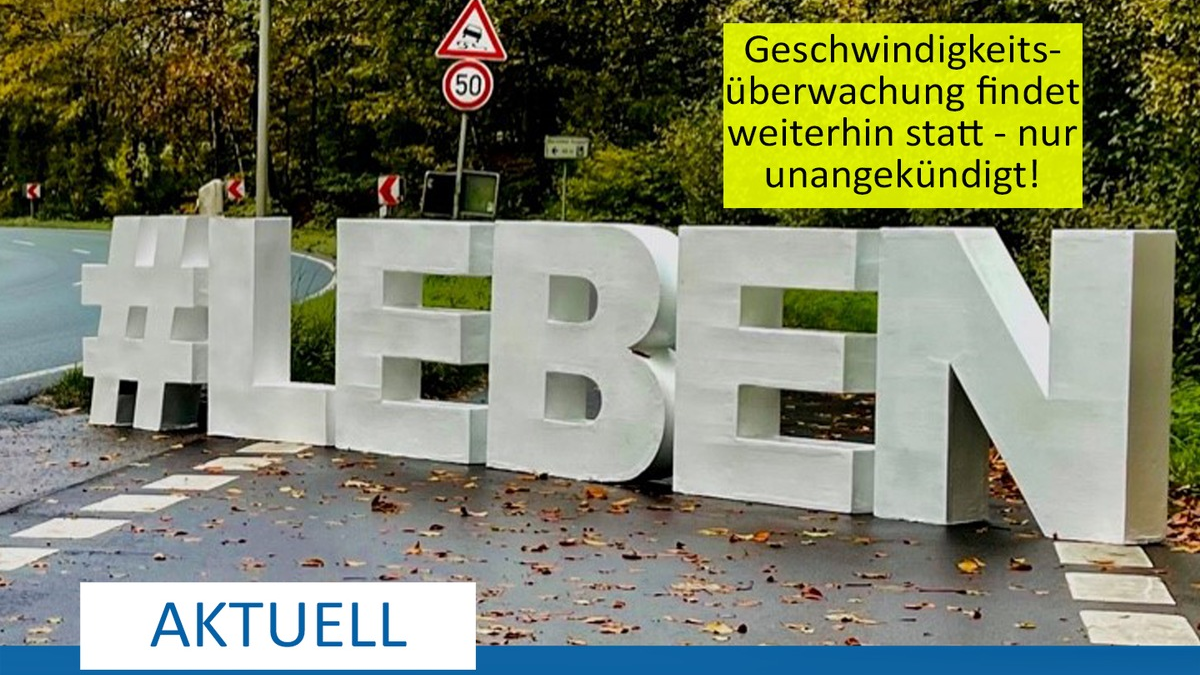 POL-ME: Die Polizei kündigt keine Geschwindigkeitskontrollen mehr an - Kreis Mettmann - 2402001 - Foto: presseportal.de