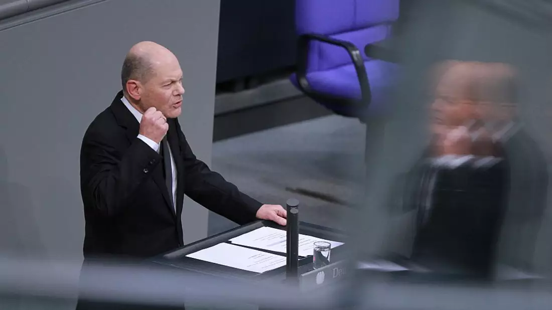 Olaf Scholz am 31.01.2024 - Bild: über dts Nachrichtenagentur
