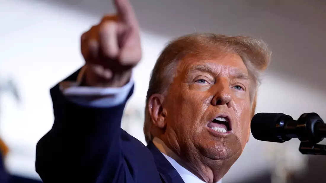 Donald Trump tritt erneut als US-Präsidentschaftskandidat an. - Bild: Matt Rourke/AP/dpa