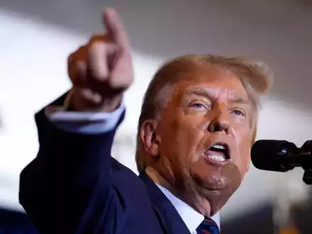Donald Trump tritt erneut als US-Präsidentschaftskandidat an. - Foto: Matt Rourke/AP/dpa