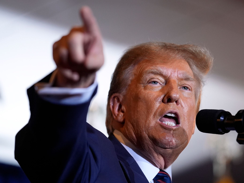 Donald Trump tritt erneut als US-Präsidentschaftskandidat an. - Foto: Matt Rourke/AP/dpa