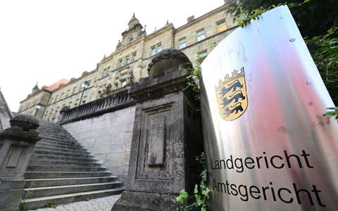 Das Landgericht Tübingen: Für den Munitions-Prozess sind bis Ende Februar vier Verhandlungstermine angesetzt. - Foto: Bernd Weißbrod/dpa